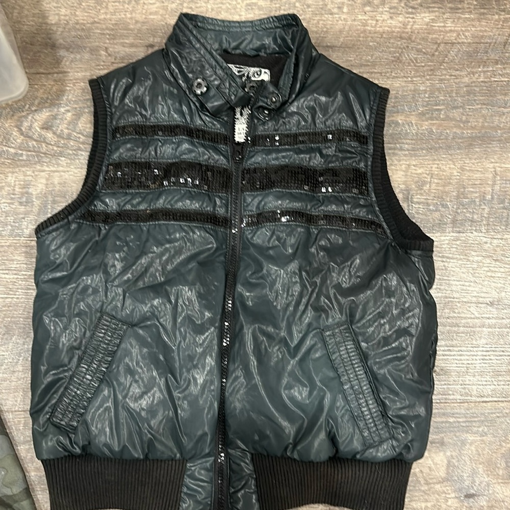 Childrens Place Girls Puffer Vest - Size L 10-12